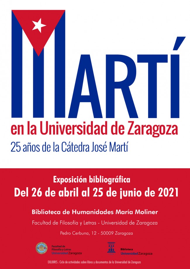 Martí en la Universidad de Zaragoza - Exposición bibliográfica