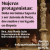 XI charla del ciclo Mujeres Protagonistas Aragón