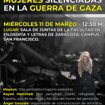 Charla 'Mujeres silenciadas en la guerra de Gaza'
