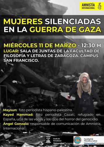 Charla 'Mujeres silenciadas en la guerra de Gaza'