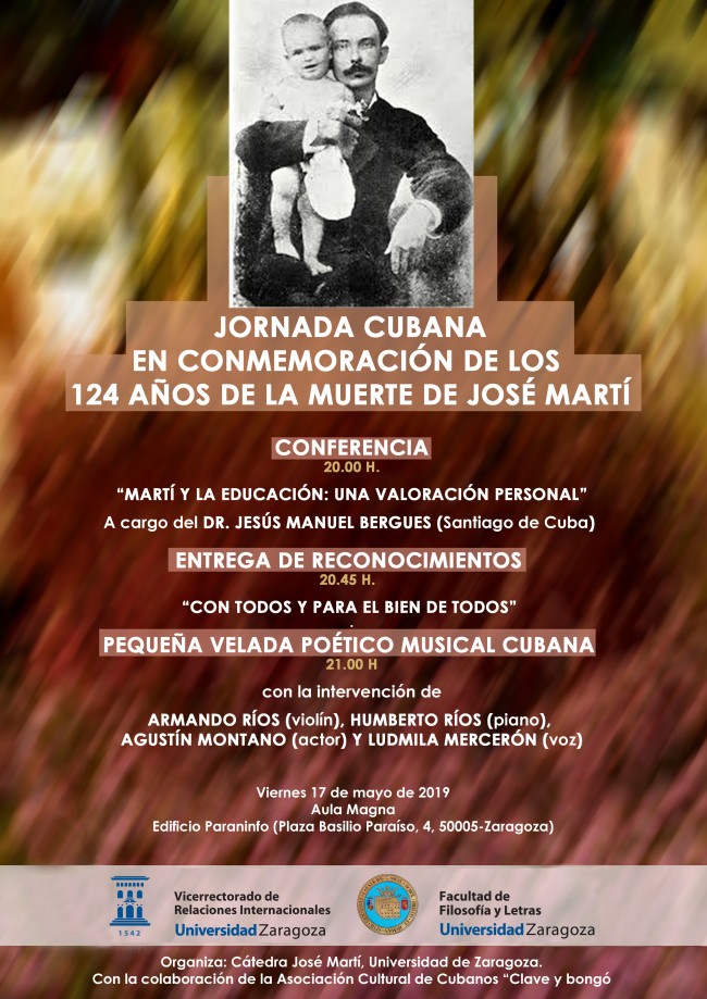 Jornada Cubana en conmemoración de los 124 años de la muerte de José Martí