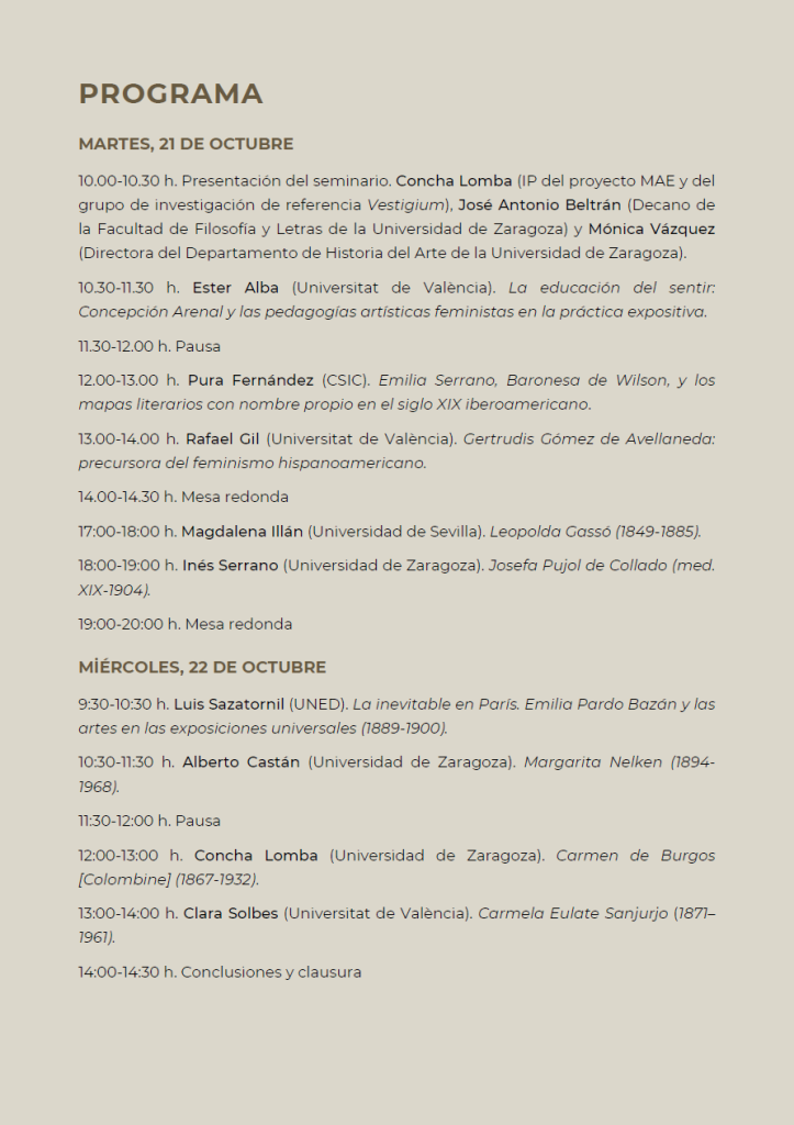 Teóricas y críticas de arte en la España contemporánea
