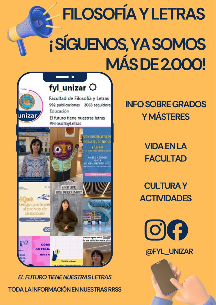 FILOSOFÍA Y LETRAS RRSS